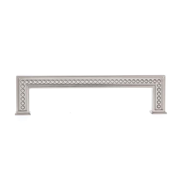 Richelieu 5-1/16 in. (128 mm) Center-to-Center Brushed Nickel Transitional Drawer Pull - BP8795128195