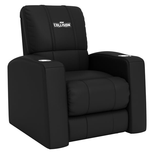 Dreamseat Relax Recliner with All Elite Wrestling Collision White Logo - XZ53900CDHTBK-PSAEW0002