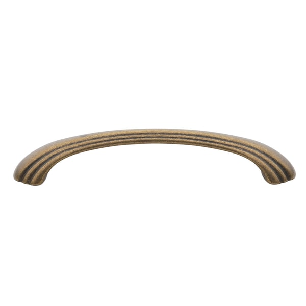 Gliderite Hardware 4-9/16 in. Center to Center Antique Brass Classic Cabinet Pull - 4048-AB, 5PK - 4048-AB-5