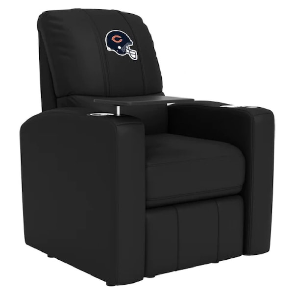 Dreamseat Stealth Power Plus Recliner with Chicago Bears Helmet Logo - XZ520823901CDSMHTUSBBLK-PSNFL20032