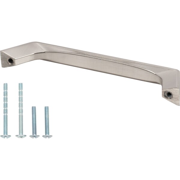 Designperfect 5-1/16'' Center-to-Center Handle Pull, Brushed Satin Nickel - DPA-S514SNB