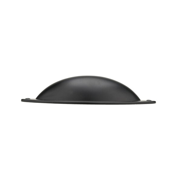 Richelieu 3 in (76.2 mm) Center-to-Center Matte Black Traditional Drawer Pull - BP82333900