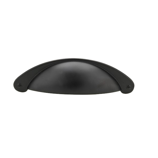 Richelieu 3 in (76.2 mm) Center-to-Center Matte Black Traditional Drawer Pull - BP82333900