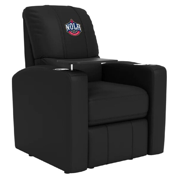 Dreamseat Stealth Power Plus Recliner with New Orleans Pelicans Nola Logo - XZ520823901CDSMHTUSBBLK-PSNBA31084