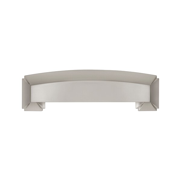 Hickory Hardware Cup Pull 3 Inch, 3-3/4 Inch (96mm) & 5-1/16 Inch (128mm) - P3234-SN