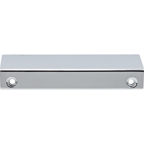 Designperfect 3-3/4'' Center-to-Center Tab Pull, Polished Chrome - DPA-F423PC