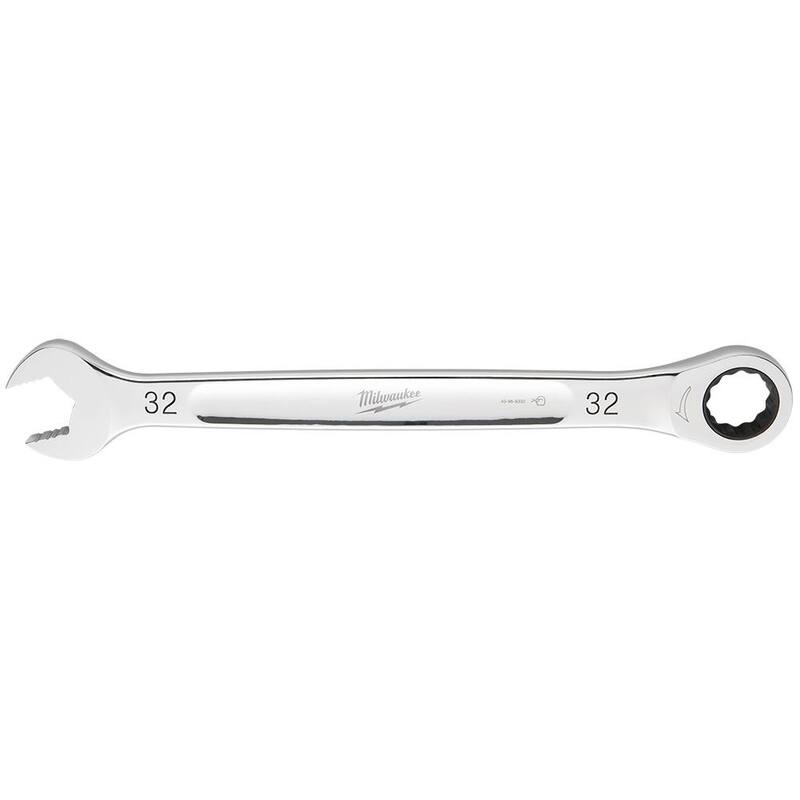 Milwaukee 32 mm Ratcheting Combination Wrench - 45-96-9332