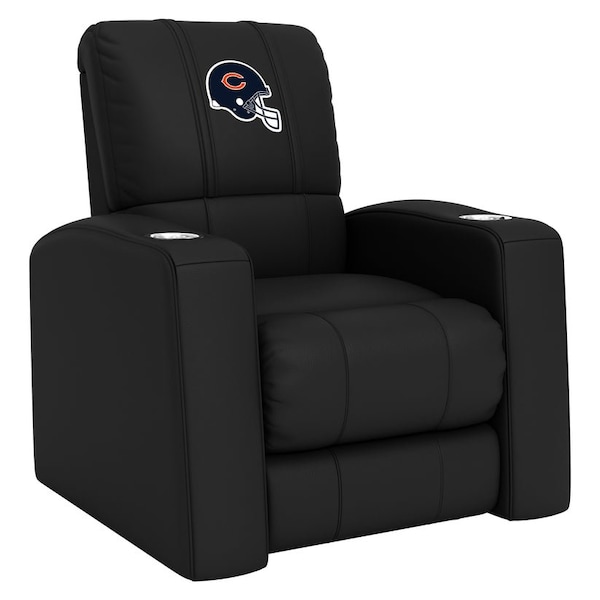 Dreamseat Home Theater Recliner with  Chicago Bears Helmet Logo - XZ418301RHTCDBLK-PSNFL20032