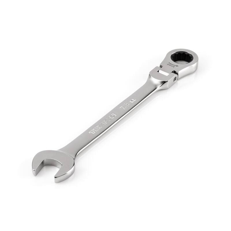 TEKTON 7/8 in. Flex Head 12-Point Ratcheting Combination Wrench - WRC26322