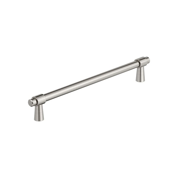 Amerock Destine 7-9/16 inch 192mm Center-to-Center Satin Nickel Cabinet Pull - BP36901G10