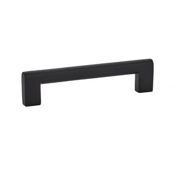 Patioplus 5 in. Center to Center Trail Cabinet Pull, Flat Black - PA3250713