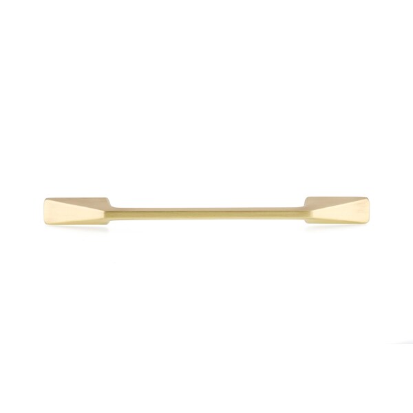 Richelieu 6 5/16 in (160 mm) Center-to-Center Satin Brass Contemporary Cabinet Pull - BP7238160160