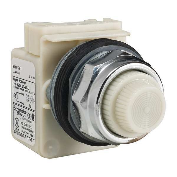 Schneider Electric Luz piloto, incandescente, blanco, 110-120V - 9001KP1W31