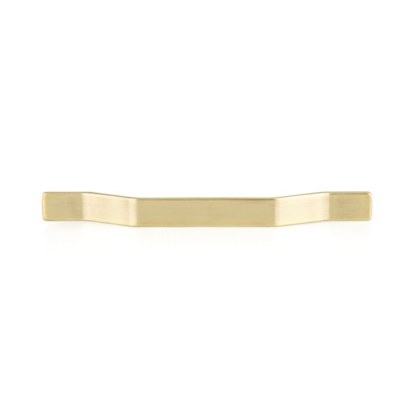Richelieu 5 1/16 in (128 mm) Center-to-Center Satin Brass Contemporary Drawer Pull - BP7265128160