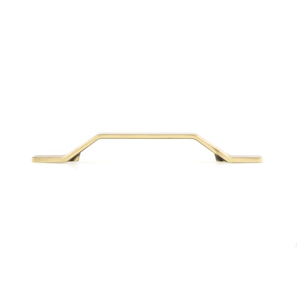 Richelieu 5 1/16 in (128 mm) Center-to-Center Satin Brass Contemporary Drawer Pull - BP7265128160