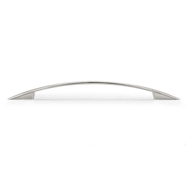 Richelieu 6-5/16 in. (160 mm) Center-to-Center Brushed Nickel Contemporary Drawer Pull - BP821160195