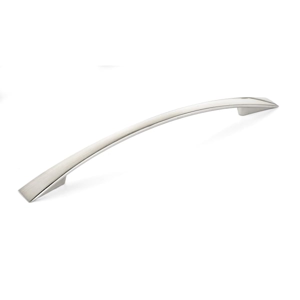 Richelieu 6-5/16 in. (160 mm) Center-to-Center Brushed Nickel Contemporary Drawer Pull - BP821160195