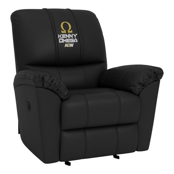 Dreamseat Rocker Recliner with AEW Kenny Omega Logo - XZ52031CDRRBLK-PSAEW0012