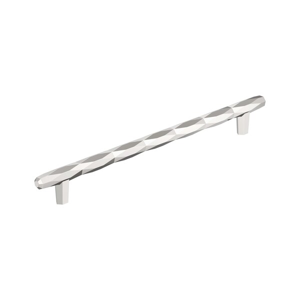 Amerock St. Vincent 10-1/16 inch 256mm Center-to-Center Polished Nickel Cabinet Pull - BP55501PN