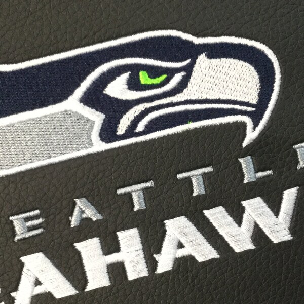 Dreamseat Stealth Power Plus Recliner with Seattle Seahawks Secondary Logo - XZ520823901CDSMHTUSBBLK-PSNFL21036