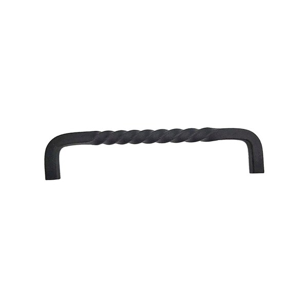 Emtek Emtek 76045FBS 6" Center to Center San Carlos Cabinet Pull Flat Black Steel Finish - 76045FBS