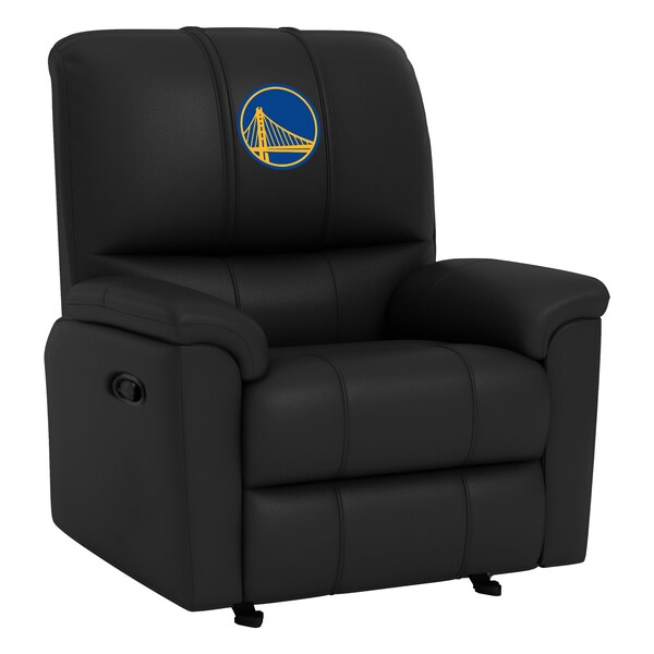 Dreamseat Rocker Recliner with Golden State Warriors Logo - XZ52031CDRRBLK-PSNBA30086