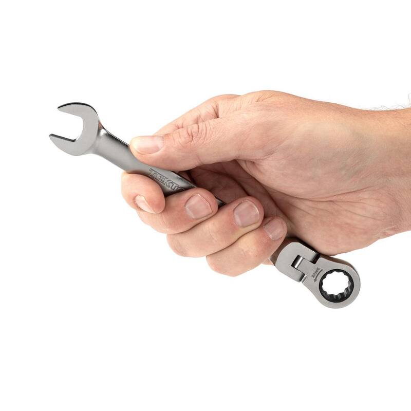 TEKTON 1/2 in. Flex Head 12-Point Ratcheting Combination Wrench - WRC26313