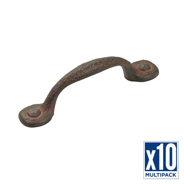 Hickory Hardware Pull 3 Inch Center to Center, 10PK - P3001-RI-10B