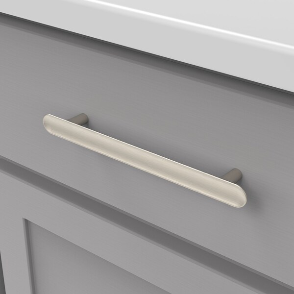 Hickory Hardware Maven Collection Pull 6-5/16 Inch 160mm Center to Center Satin Nickel Finish - H078781SN