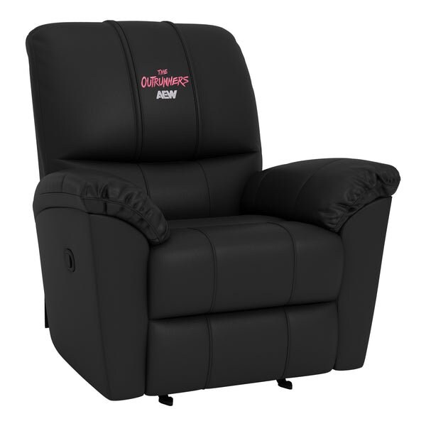 Dreamseat Rocker Recliner with AEW The Outrunners Logo - XZ52031CDRRBLK-PSAEW0015