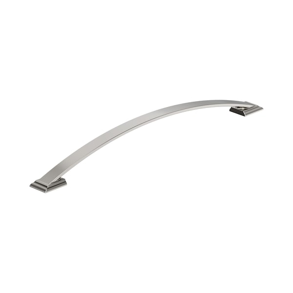 Amerock Candler 12-5/8 inch 320mm Center-to-Center Polished Nickel Cabinet Pull - BP29353PN