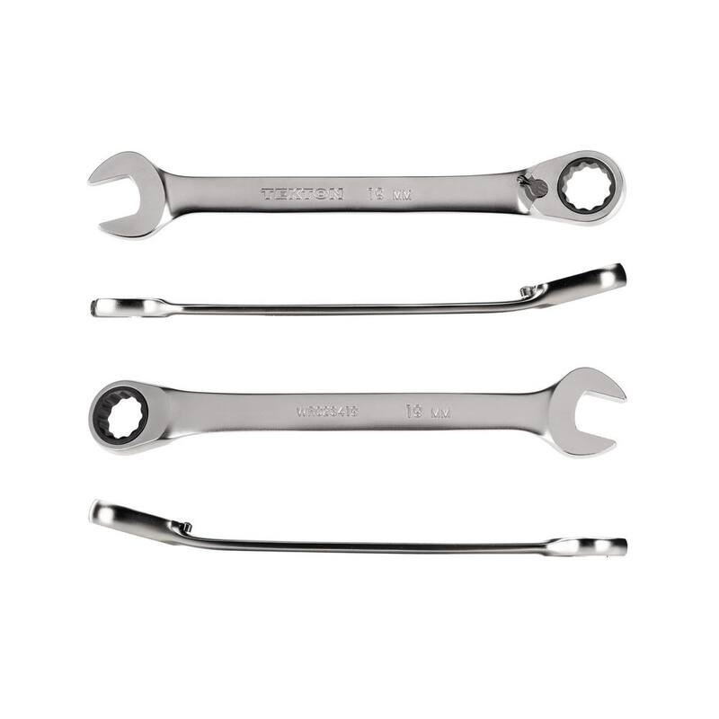 TEKTON 19 mm Reversible 12-Point Ratcheting Combination Wrench - WRC23419