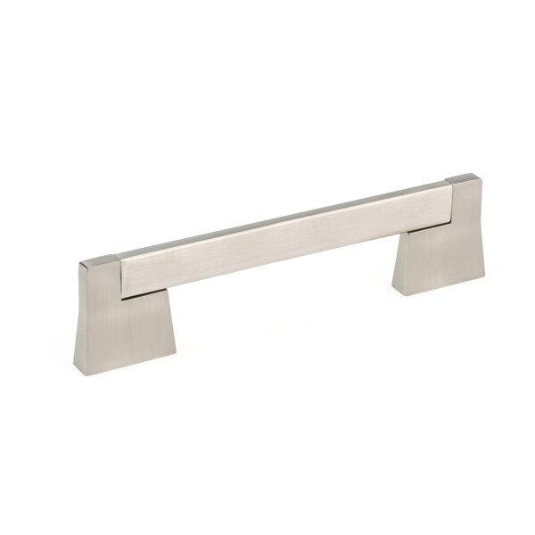Richelieu 5-1/16 in. (128 mm) Center-to-Center Brushed Nickel Contemporary Drawer Pull - BP8727128195