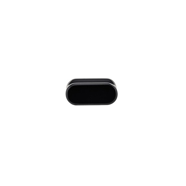 Richelieu 5/8 in (16 mm) Center-to-Center Matte Black Contemporary Cabinet Pull - 788616900