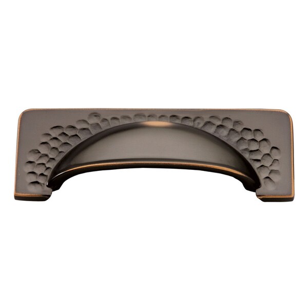 Hickory Hardware Cup Pull 3-3/4 Inch (96mm) Center to Center - P2174-OBH
