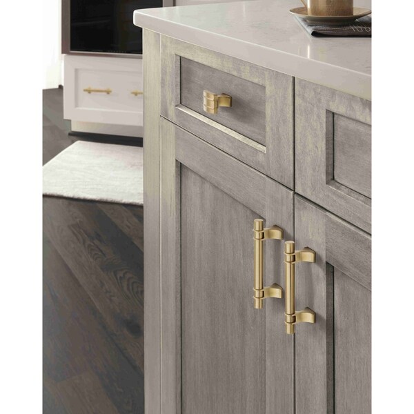 Amerock Davenport 3 in 76 mm Center-to-Center Champagne Bronze Cabinet Pull - BP36600CZ