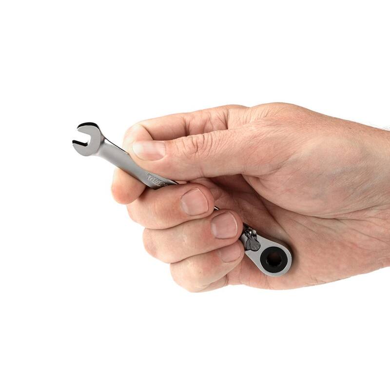 TEKTON 1/4 in. Reversible 12-Point Ratcheting Combination Wrench - WRC23306