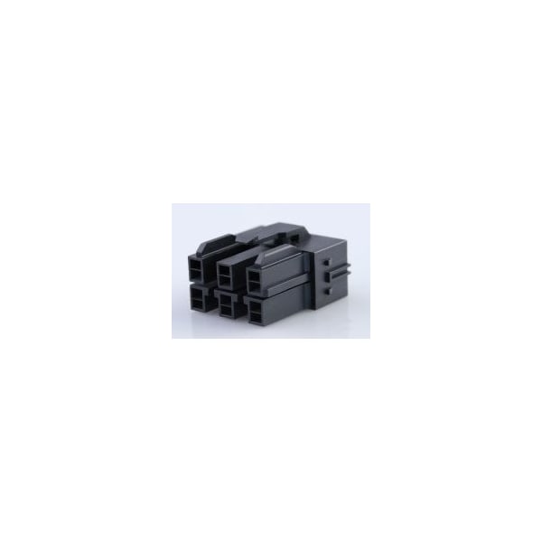 Molex 6.5Mm Wtb Recpt Hse Pbtp Blk 6Ckt - 1510492606