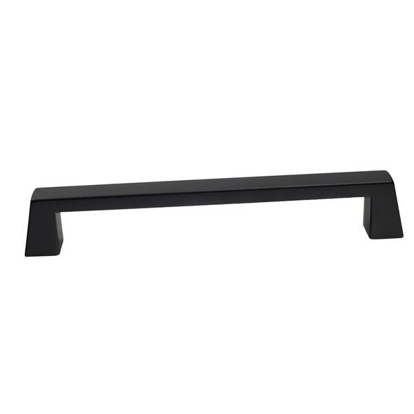 Pride Industrial 7in Colorado Cabinet Pull with 6-3/10in Center to Center Matte Black Finish - P92838BK