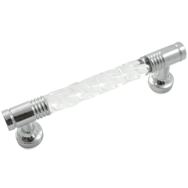 Laurey 3" Acrystal Pull, Acrylic w/ Polished Chrome Legs - 82926