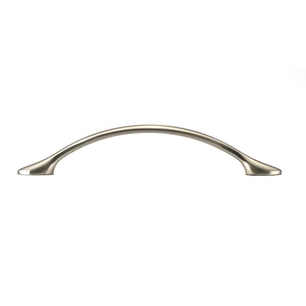 Richelieu 5-1/16 in. (128 mm) Center-to-Center Brushed Nickel Traditional Drawer Pull - BP7815195
