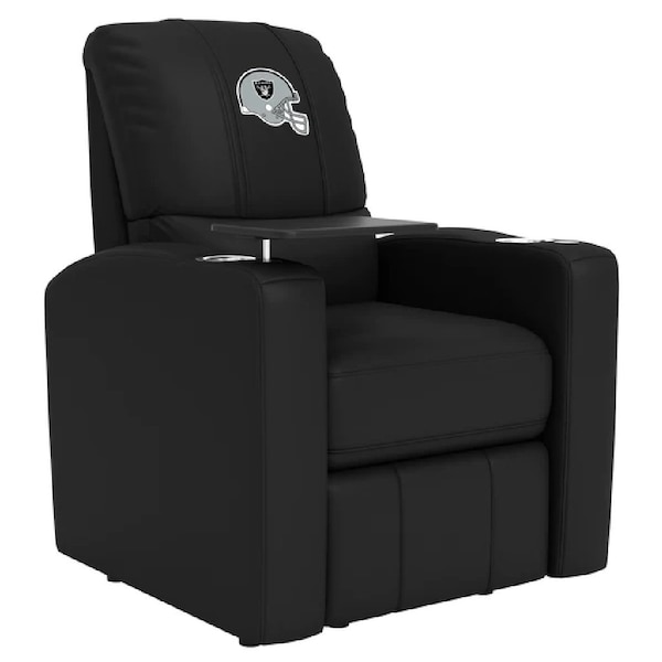 Dreamseat Stealth Power Plus Recliner with Las Vegas Raiders Helmet Logo - XZ520823901CDSMHTUSBBLK-PSNFL21022