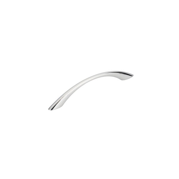 Richelieu 5 1/16 in (128 mm) Center-to-Center Chrome Contemporary Drawer Pull - BP85820128140
