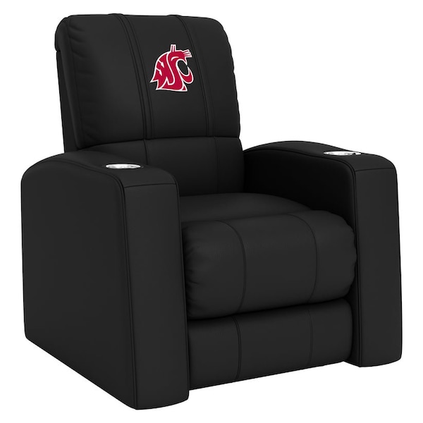 Dreamseat Home Theater Recliner with Washington State Cougars Logo - XZ418301RHTCDBLK-PSCOL12060