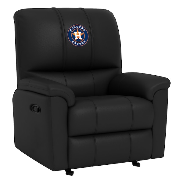 Dreamseat Rocker Recliner with Houston Astros Logos - XZ52031CDRRBLK-PSMLB21012
