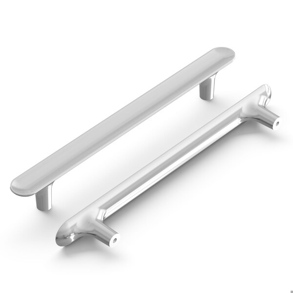 Hickory Hardware Maven Collection Pull 6-5/16 Inch 160mm Center to Center Chrome Finish - H078781CH