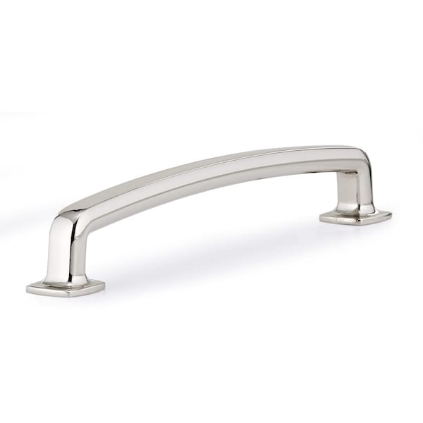 Richelieu 6-5/16 in. (160 mm) Center-to-Center Polished Nickel Transitional Drawer Pull - BP863160180