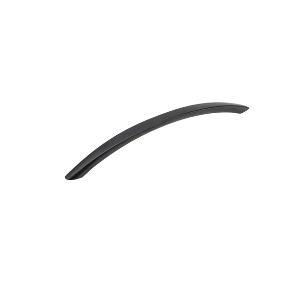 Richelieu 7 9/16 in (192 mm) Center-to-Center Matte Black Contemporary Drawer Pull - BP163192900