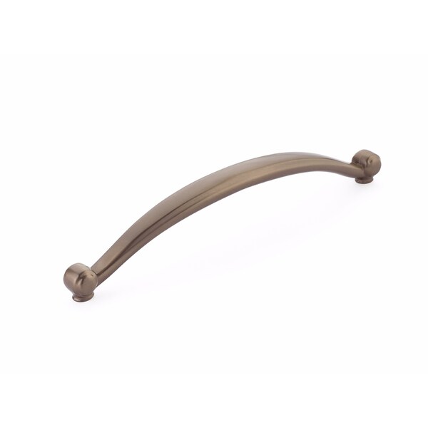 Schaub Cabriole 8in Center to Center Cabinet Pull Brushed Bronze Finish - 64-8-BBZ
