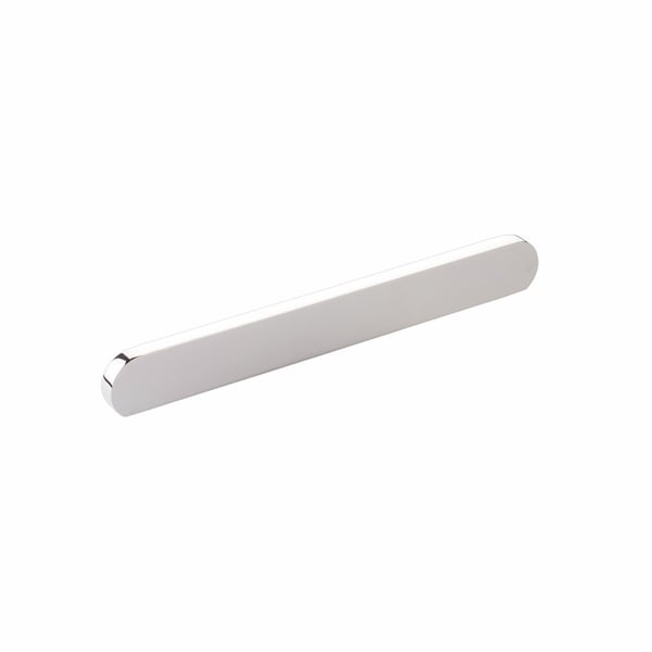 Schaub 8-7/8in Cafe Modern Oval Cabinet Pull with 6-5/16in and 8in Center to Center Polished Nickel Finish - 10043-PN